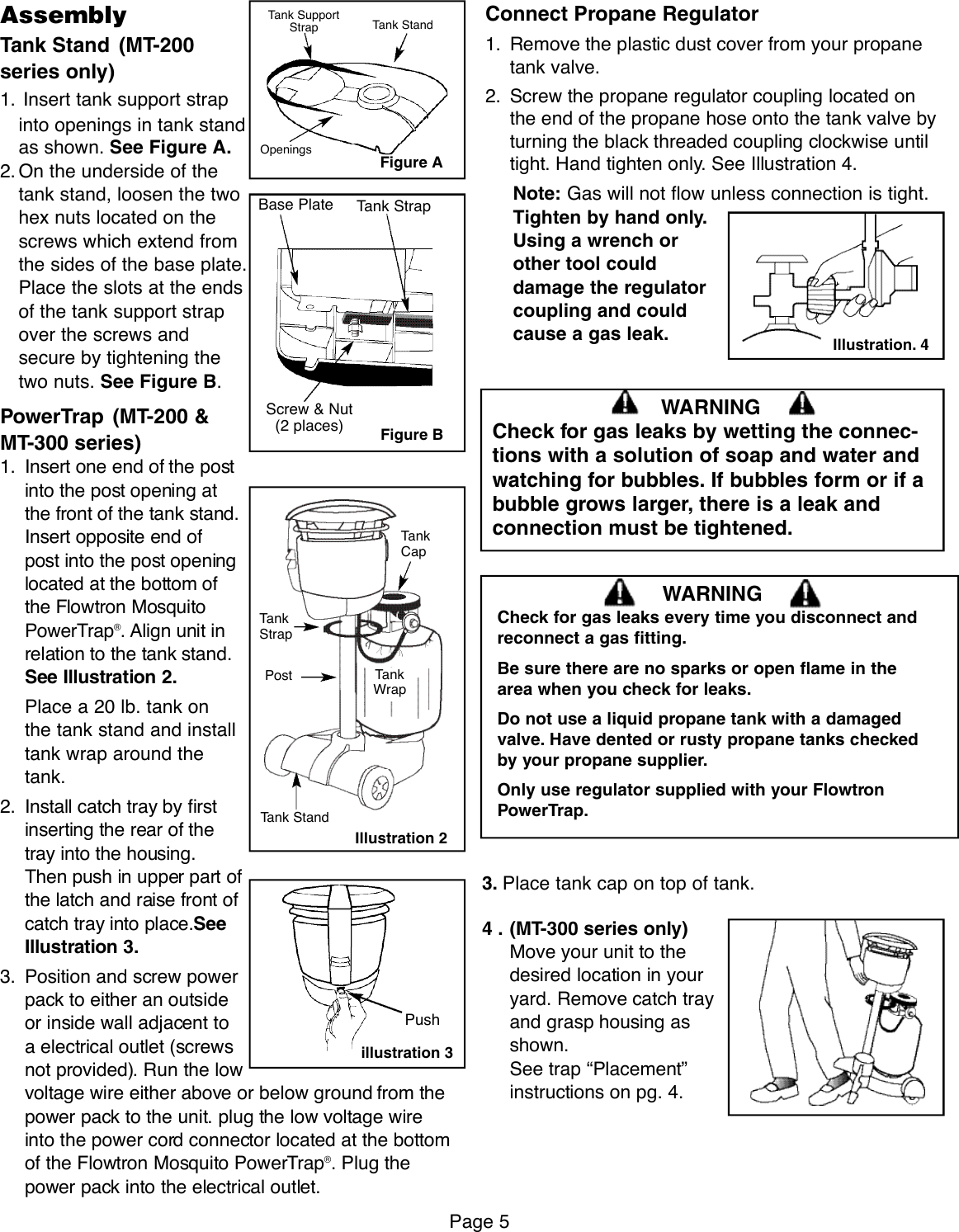 Page 5 of 8 - Flowtron-Outdoor-Products Flowtron-Outdoor-Products-Mosquito-Powertrap-Mt-200-Series-Users-Manual- Generic PowerTrap Owner's Manual  Flowtron-outdoor-products-mosquito-powertrap-mt-200-series-users-manual