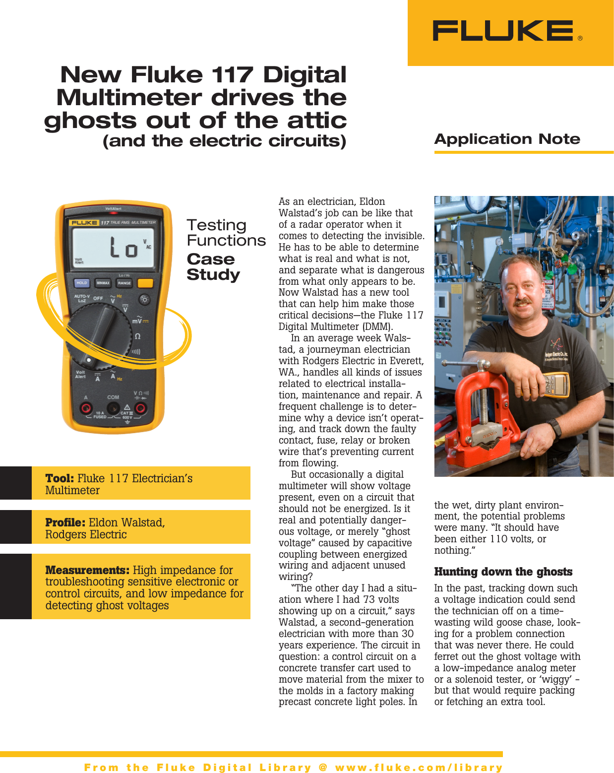 Fluke 117 Application Note