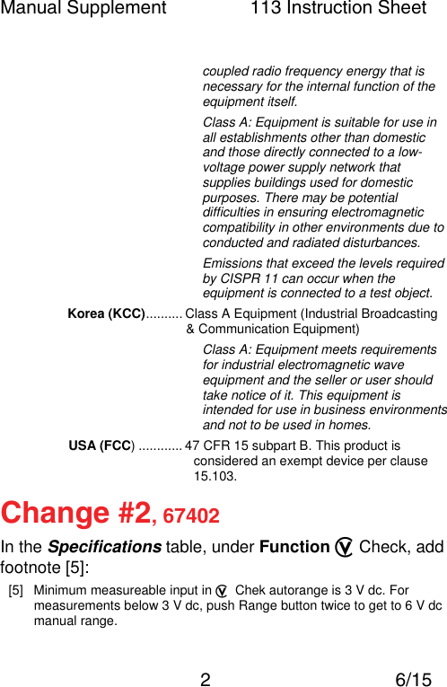 Page 3 of 3 - Fluke Fluke-117-Users-Manual-  Fluke-117-users-manual