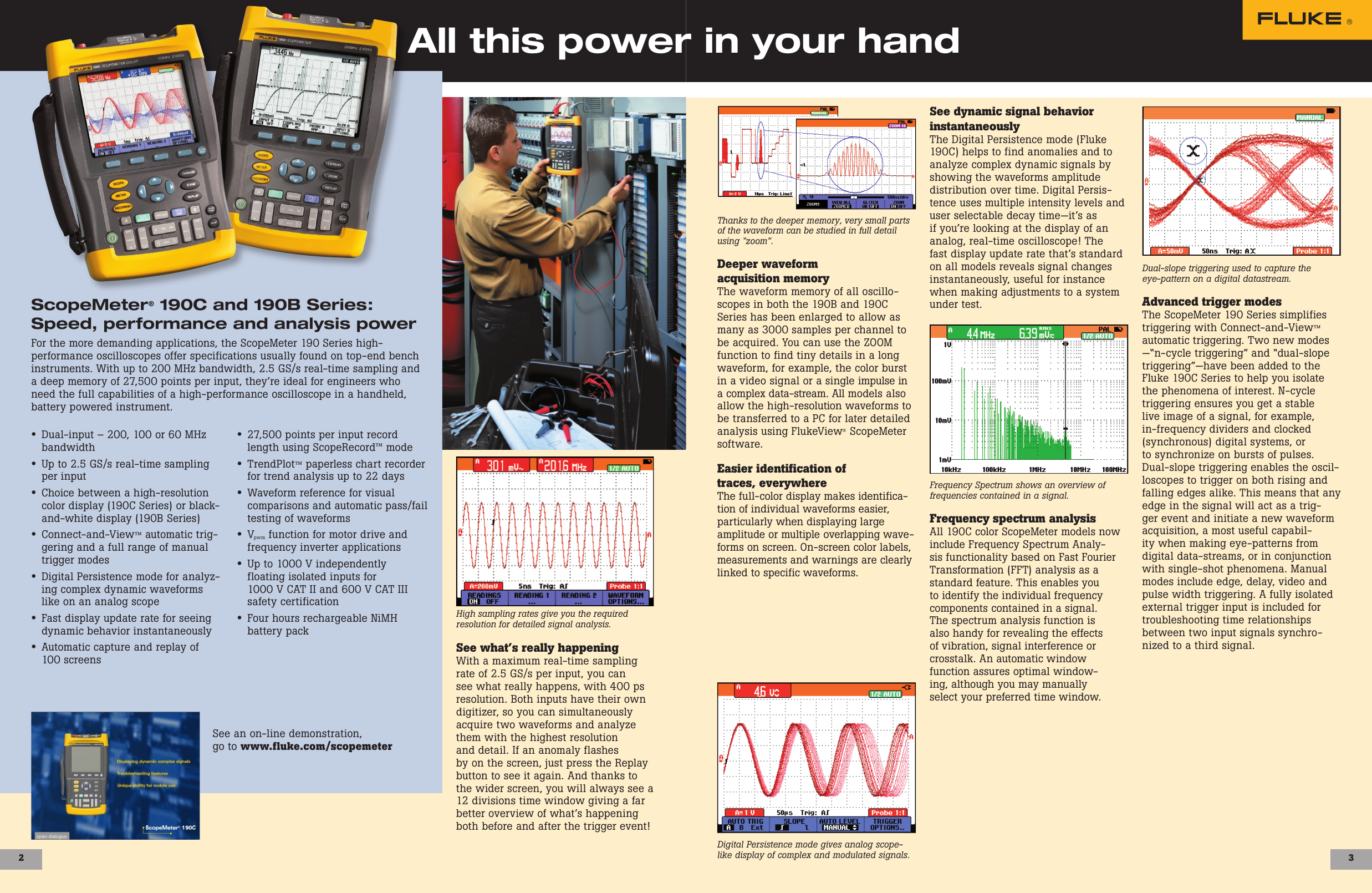 Page 2 of 5 - Fluke Fluke-125-Brochure- Fluke-125-brochure