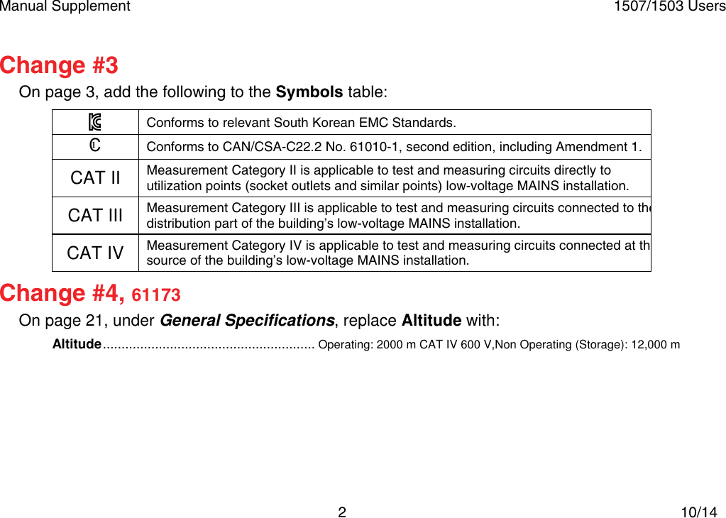 Page 3 of 4 - Fluke Fluke-1507-Users-Manual-  Fluke-1507-users-manual