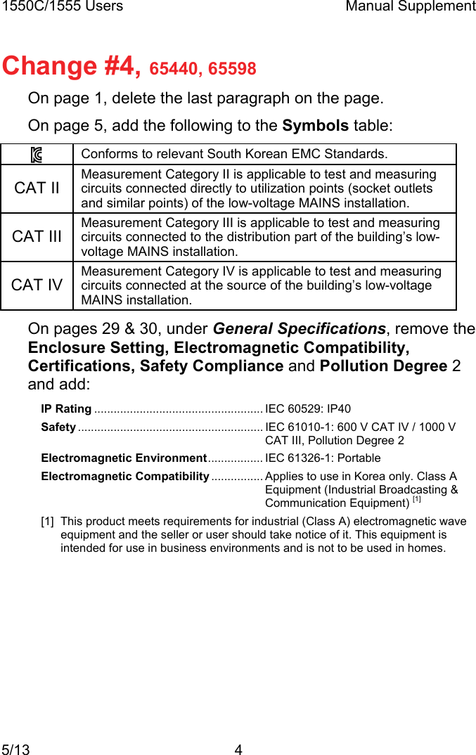 Page 5 of 5 - Fluke Fluke-1550C-Users-Manual MS5