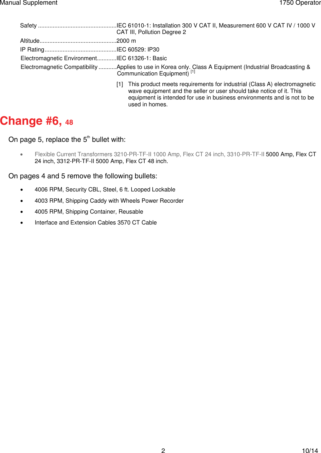 Page 3 of 3 - Fluke Fluke-1750-B-Users-Manual-  Fluke-1750-b-users-manual