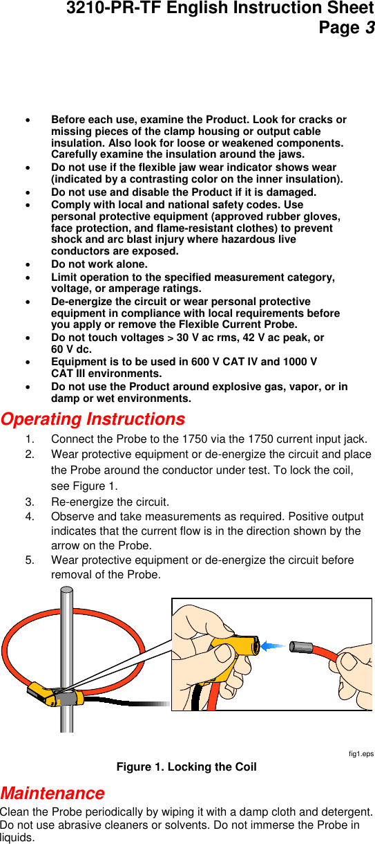 Page 3 of 4 - Fluke Fluke-1750-B-Users-Manual- Fluke-1750-b-users-manual