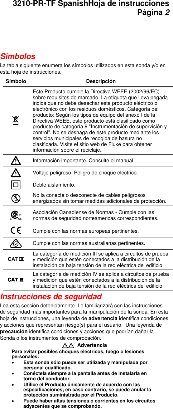 Page 2 of 4 - Fluke Fluke-1750-B-Users-Manual- Fluke-1750-b-users-manual