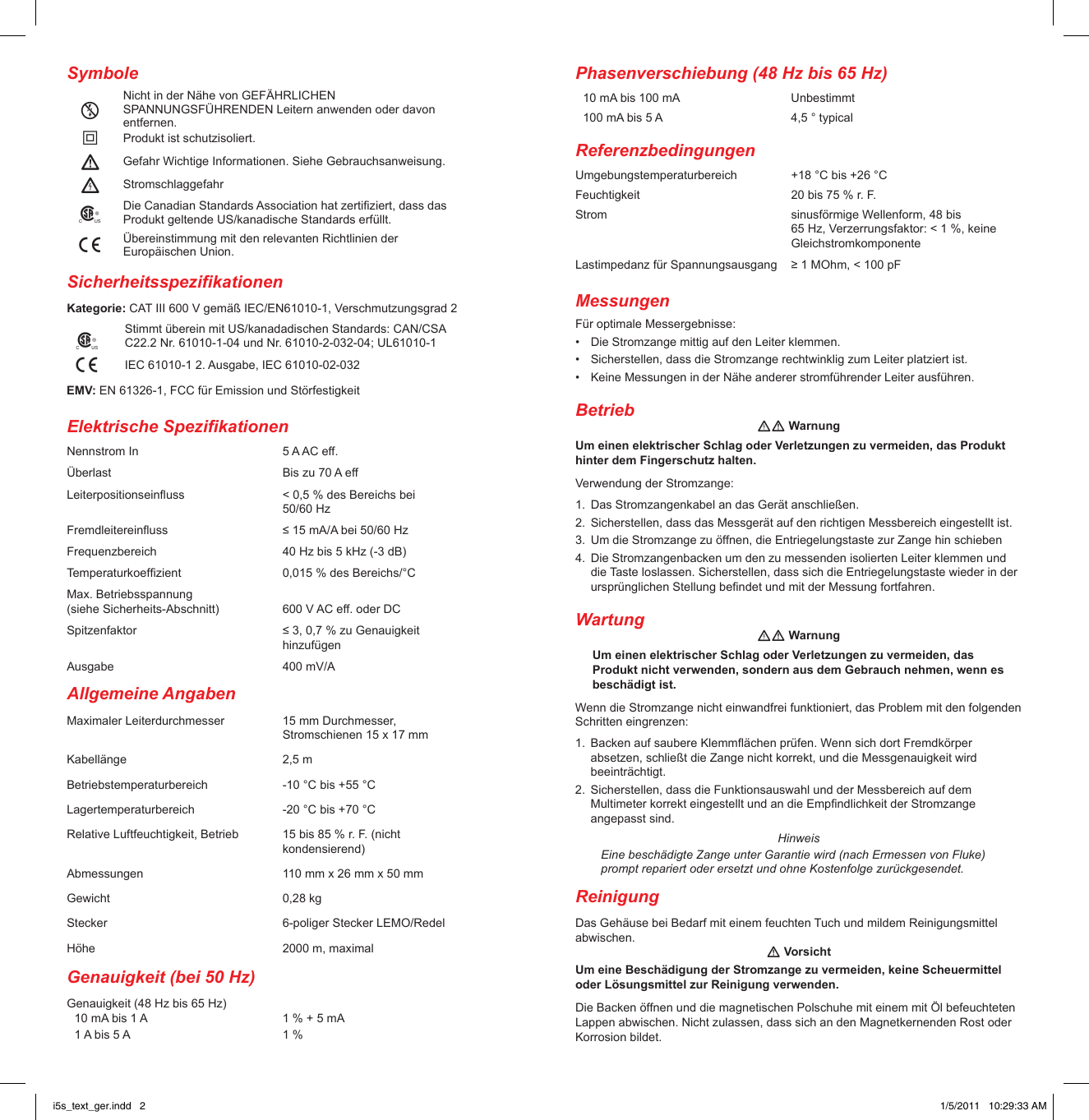 Page 2 of 2 - Fluke Fluke-1750-B-Users-Manual-  Fluke-1750-b-users-manual