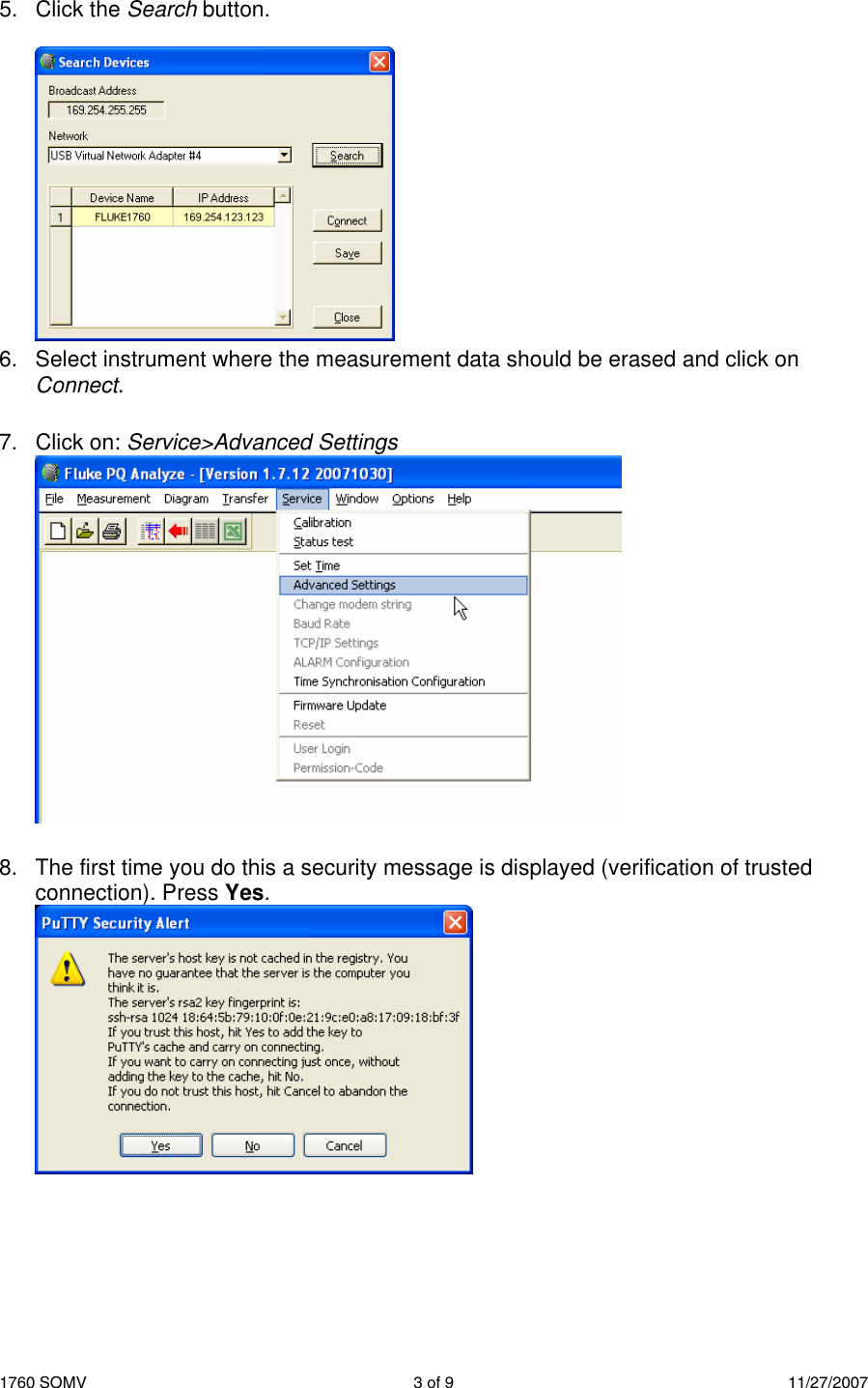 Page 3 of 9 - Fluke Fluke-1760Tr-Basic-Users-Manual- 1760  Fluke-1760tr-basic-users-manual