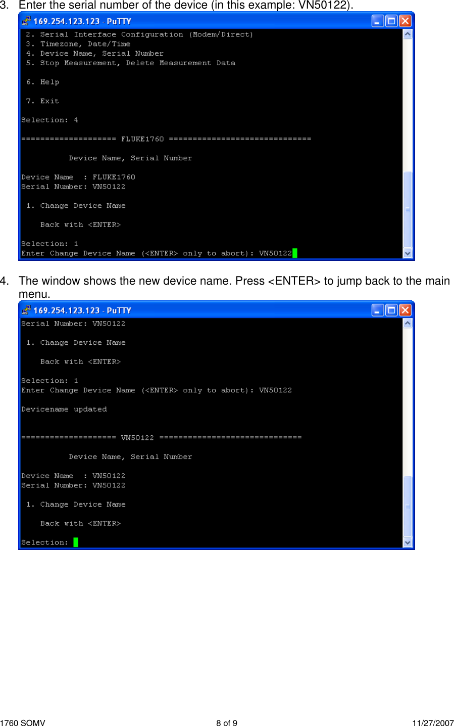 Page 8 of 9 - Fluke Fluke-1760Tr-Basic-Users-Manual- 1760  Fluke-1760tr-basic-users-manual