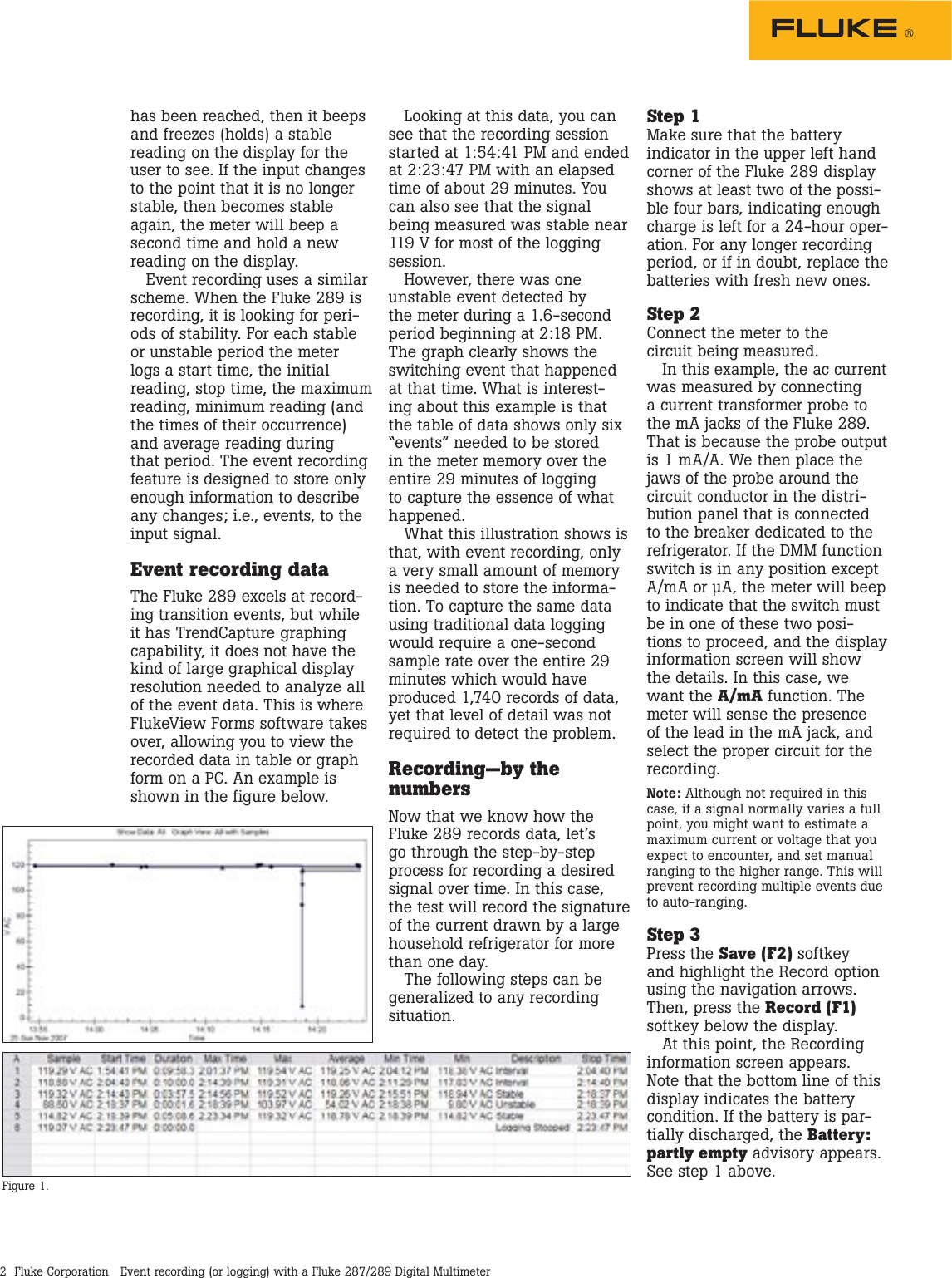 Page 2 of 7 - Fluke Fluke-289-Application-Note-  Fluke-289-application-note