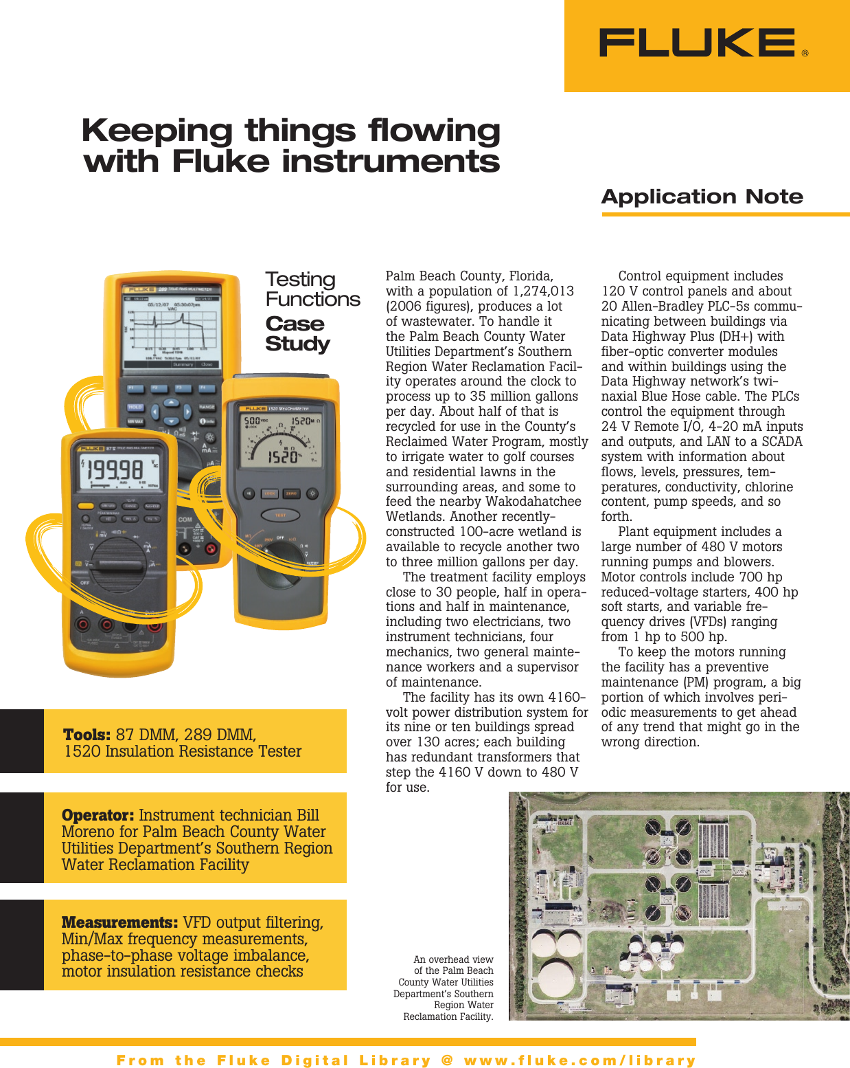 Page 1 of 3 - Fluke Fluke-289-Application-Note- Keeping Things Flowing With Instruments  Fluke-289-application-note