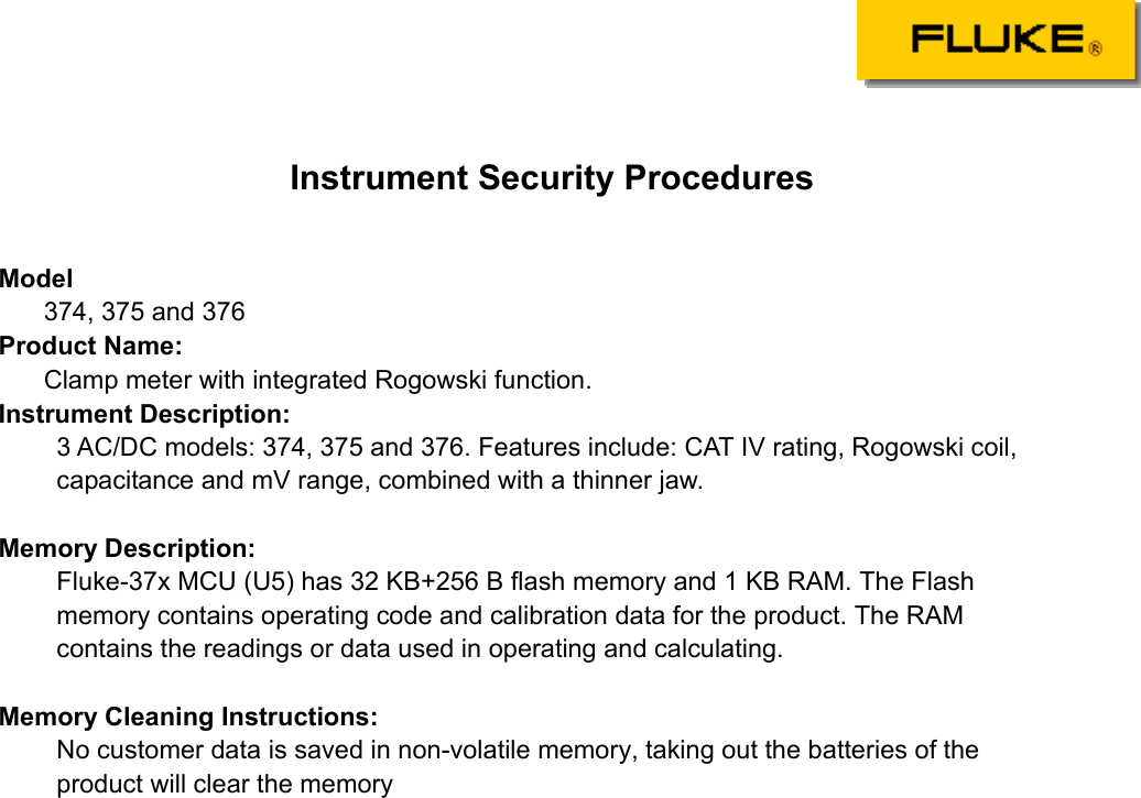 Page 1 of 1 - Fluke Fluke-374-True-Users-Manual F374 375 376 SOMV