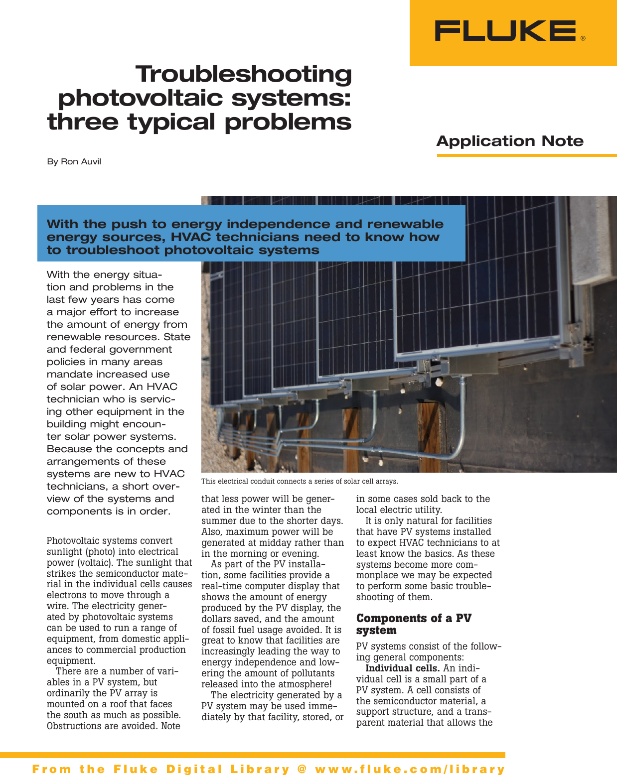 Page 1 of 4 - Fluke Fluke-381-Application-Note- What’s Shakin’ With Your HVAC System?  Fluke-381-application-note