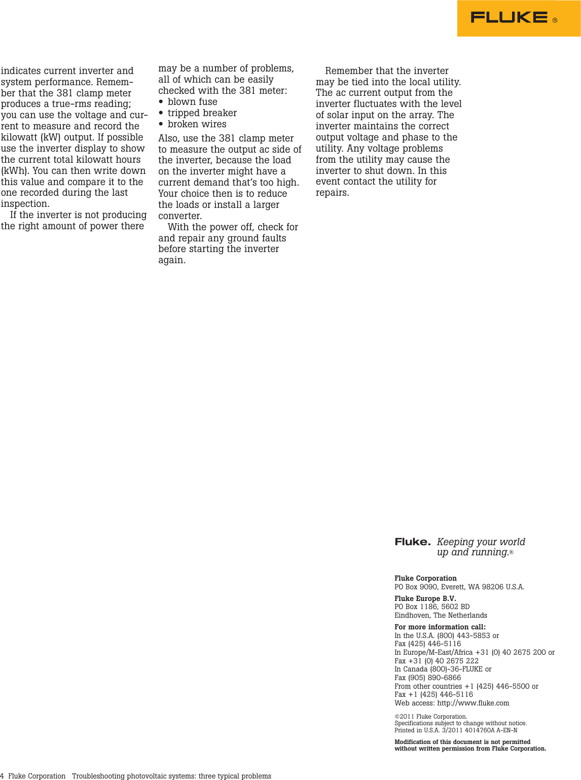 Page 4 of 4 - Fluke Fluke-381-Application-Note- What’s Shakin’ With Your HVAC System?  Fluke-381-application-note