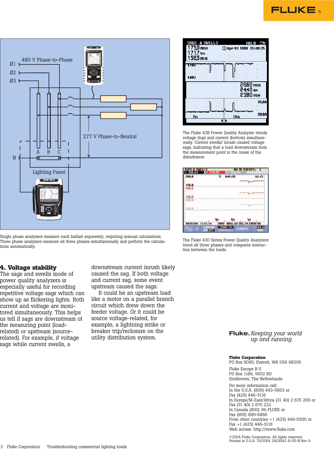 Page 2 of 2 - Fluke Fluke-434-Series-Ii-Application-Note- 2403043  Fluke-434-series-ii-application-note