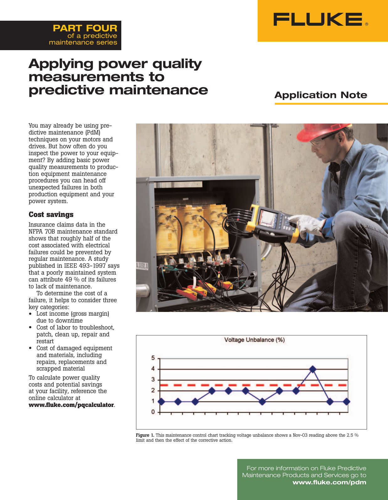 Page 1 of 3 - Fluke Fluke-434-Series-Ii-Application-Note- 2435544  Fluke-434-series-ii-application-note