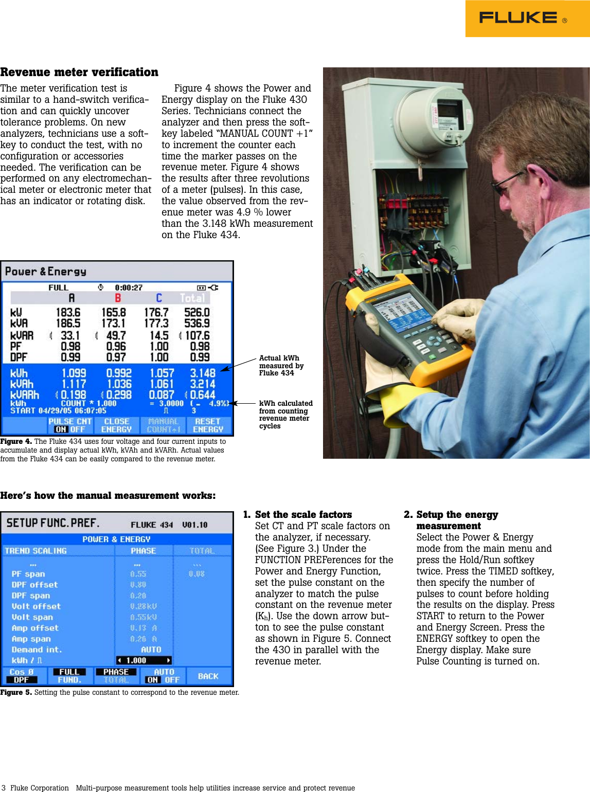 Page 3 of 4 - Fluke Fluke-434-Series-Ii-Application-Note- 2412973 Fluke-434-series-ii-application-note
