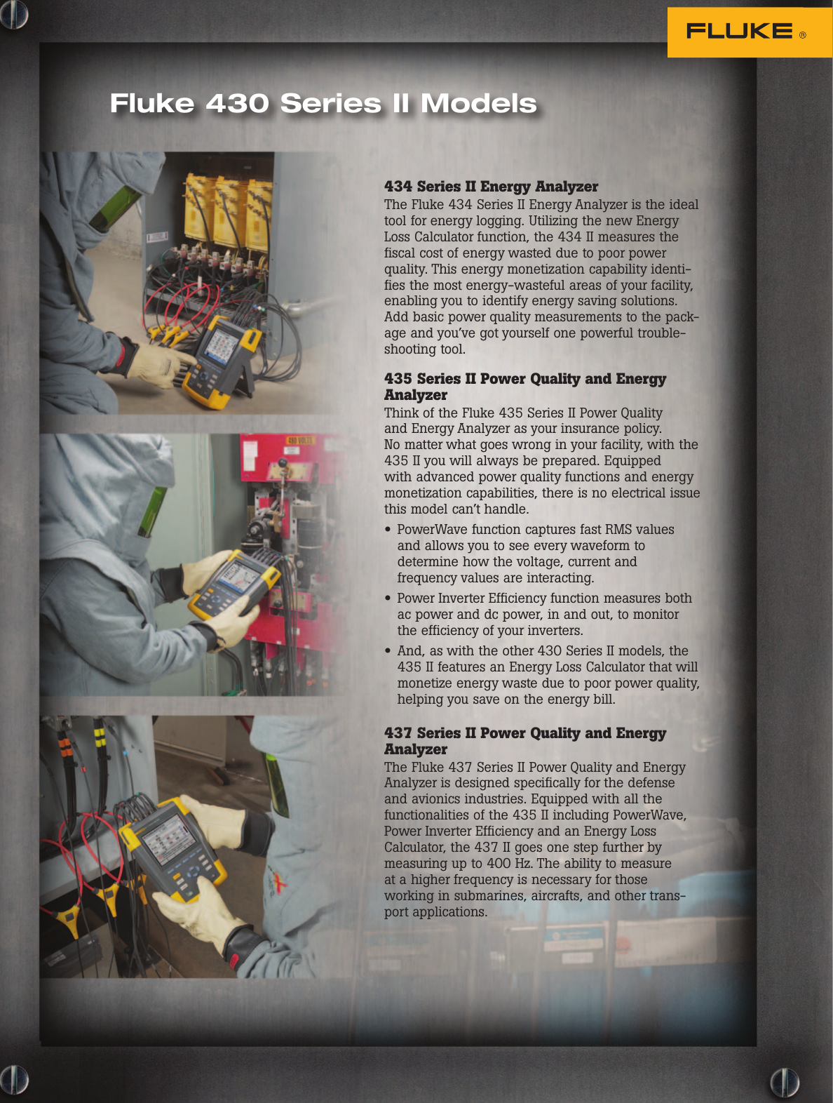 Page 2 of 6 - Fluke Fluke-434-Series-Ii-Brochure-  Fluke-434-series-ii-brochure