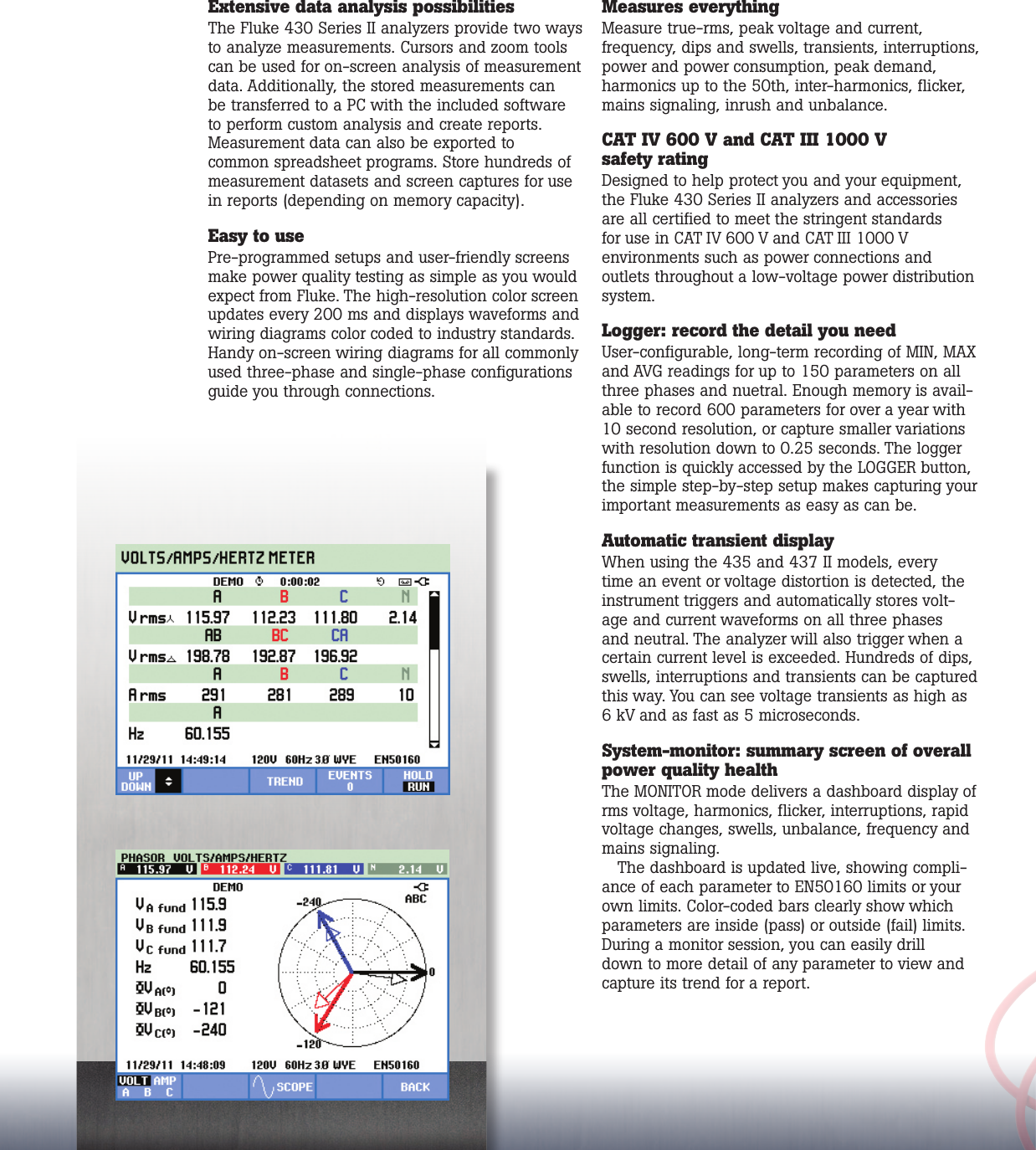 Page 4 of 6 - Fluke Fluke-434-Series-Ii-Brochure-  Fluke-434-series-ii-brochure