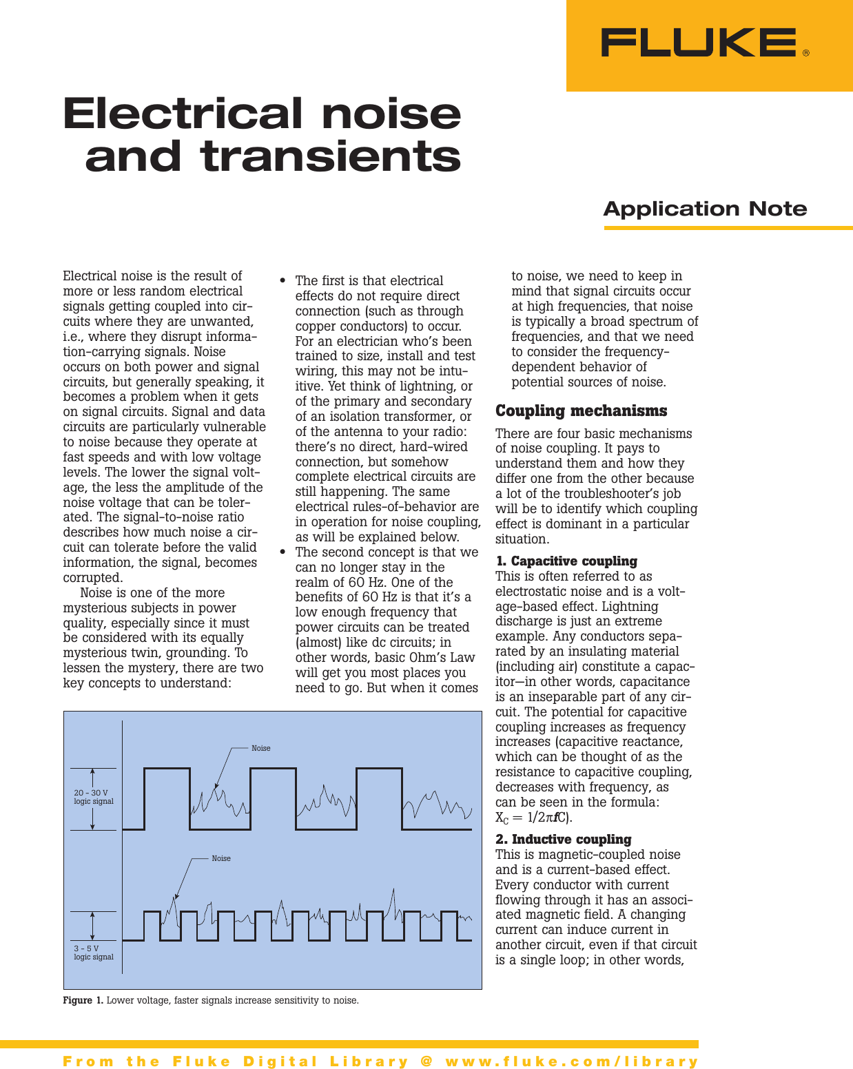 Page 1 of 5 - Fluke Fluke-43B-Application-Note- 2403183  Fluke-43b-application-note