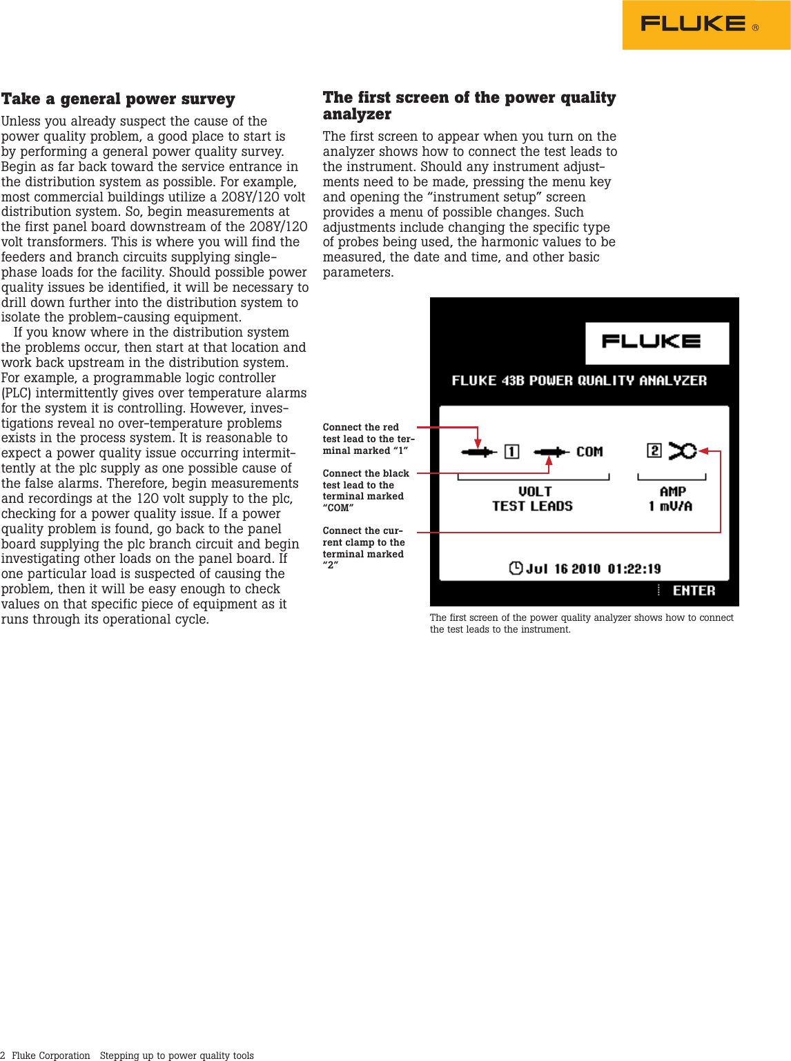 Page 2 of 4 - Fluke Fluke-43B-Application-Note-  Fluke-43b-application-note