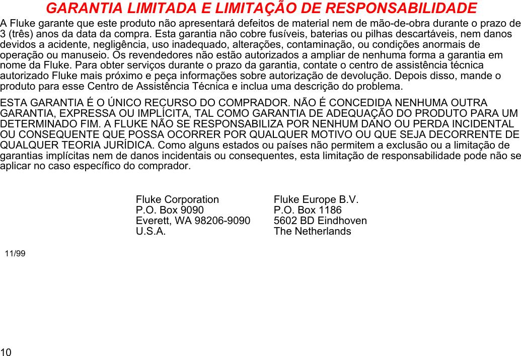 Page 10 of 10 - Fluke Fluke-500-Series-Users-Manual- BT508/BT510/BT520/BT521  Fluke-500-series-users-manual