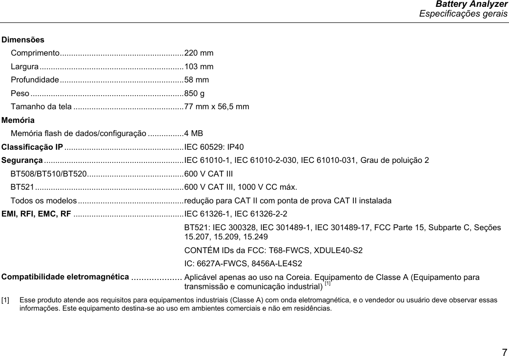 Page 7 of 10 - Fluke Fluke-500-Series-Users-Manual- BT508/BT510/BT520/BT521  Fluke-500-series-users-manual