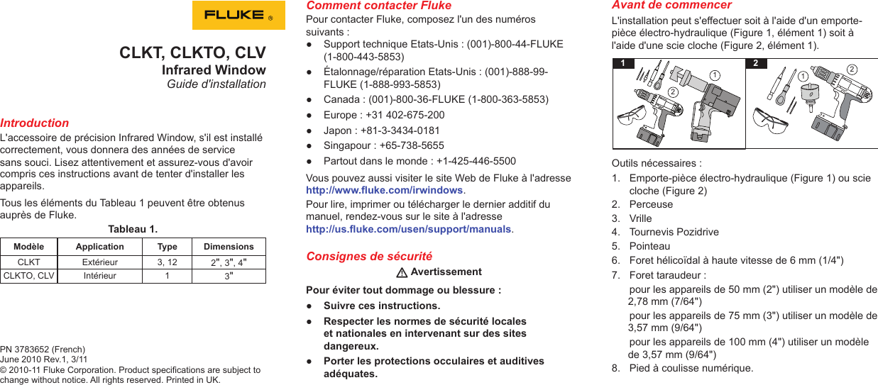 Page 1 of 4 - Fluke Fluke-50-Users-Manual-  Fluke-50-users-manual