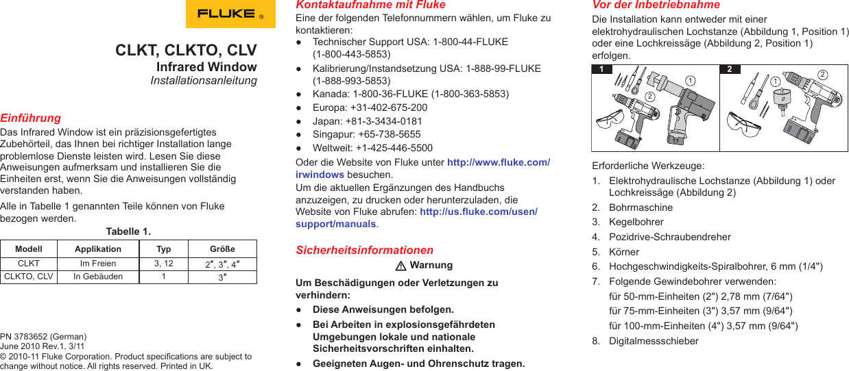 Page 1 of 4 - Fluke Fluke-50-Users-Manual-  Fluke-50-users-manual
