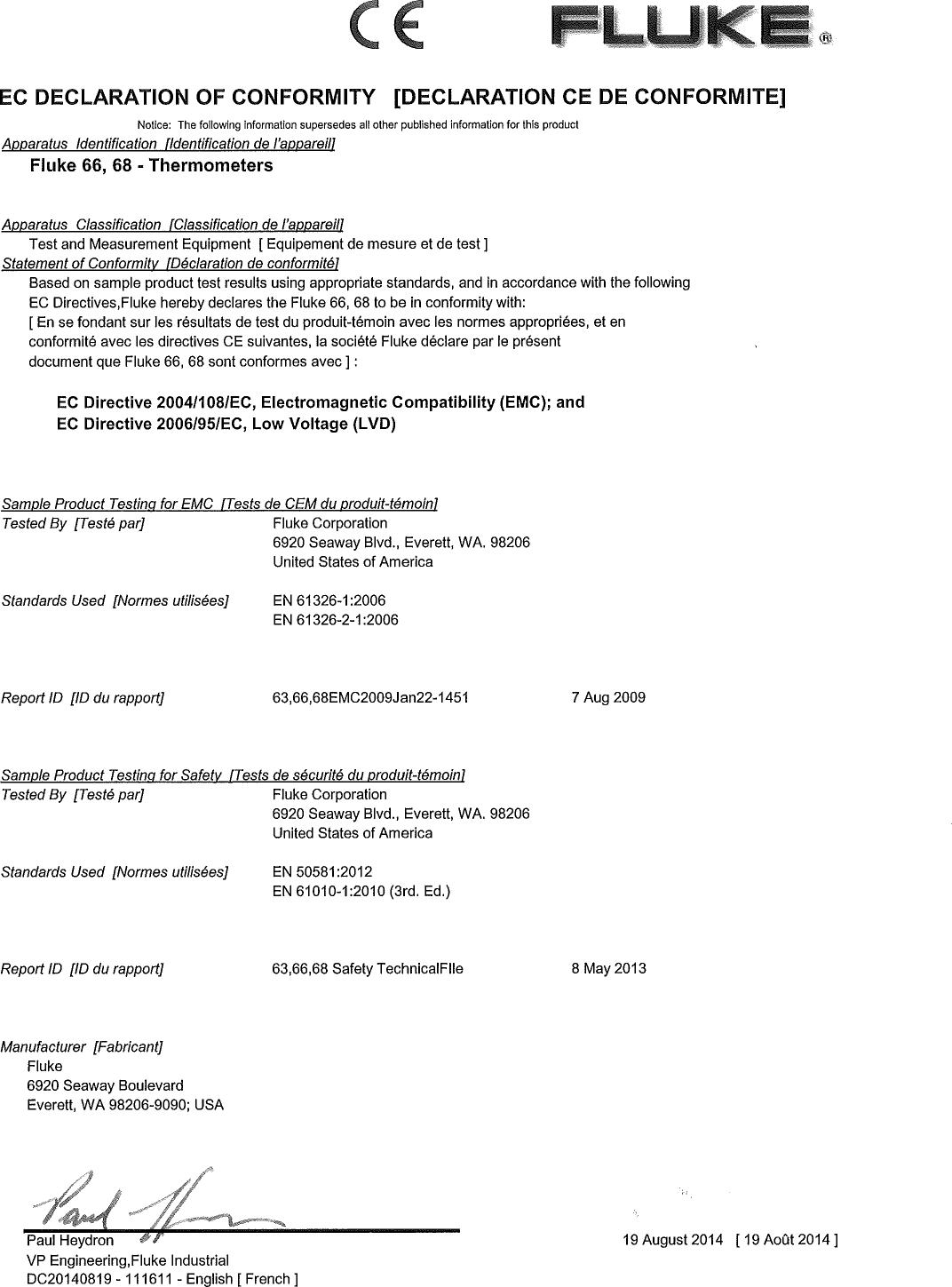 Page 1 of 2 - Fluke Fluke-63-Mini-Ir-Users-Manual-  Fluke-63-mini-ir-users-manual