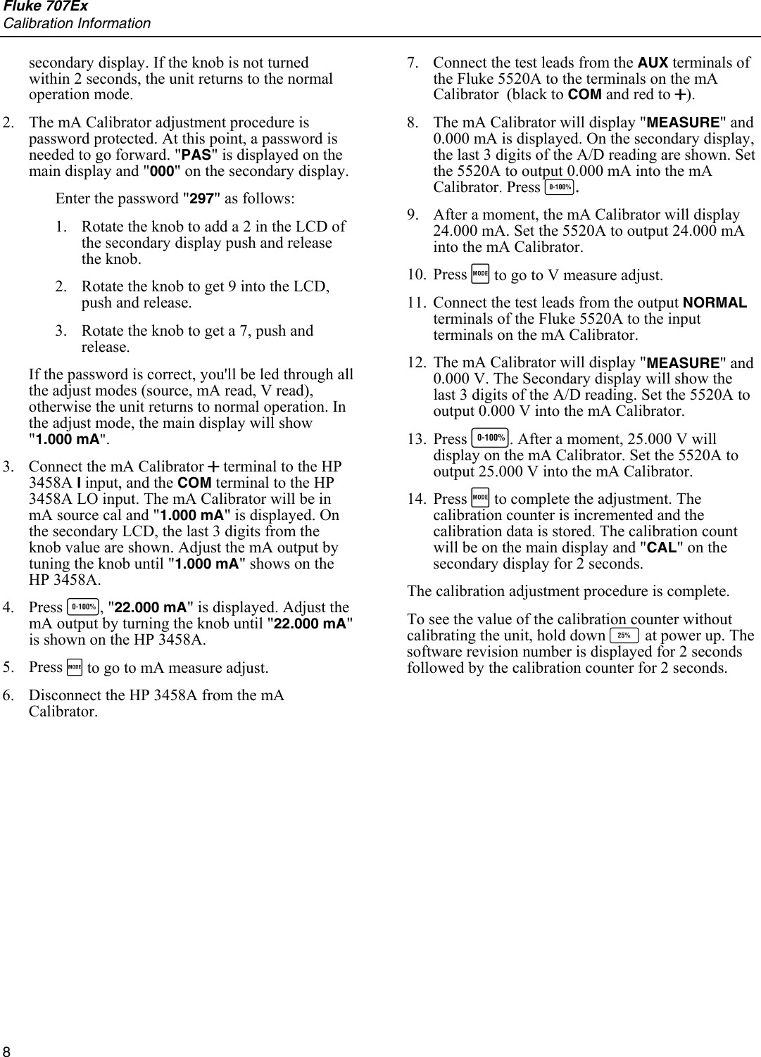 Page 10 of 10 - Fluke Fluke-707Ex-Users-Manual Text