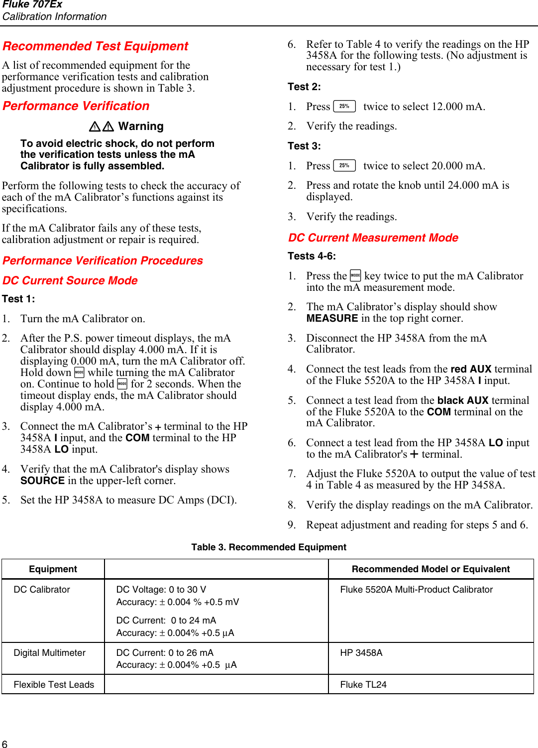 Page 8 of 10 - Fluke Fluke-707Ex-Users-Manual Text