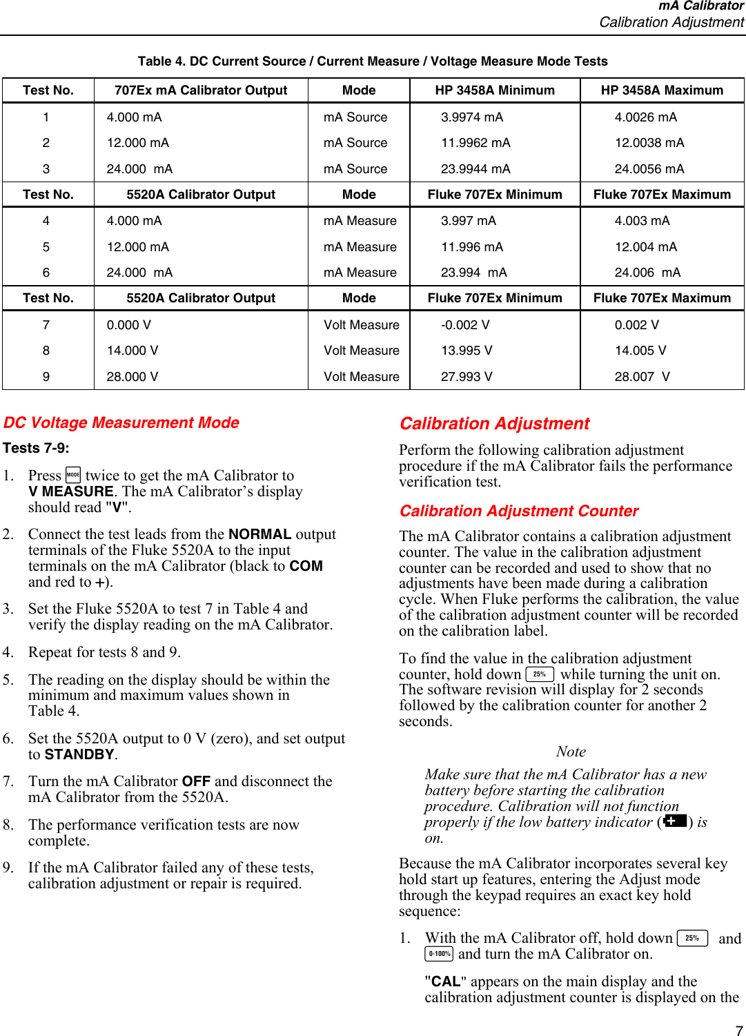 Page 9 of 10 - Fluke Fluke-707Ex-Users-Manual Text