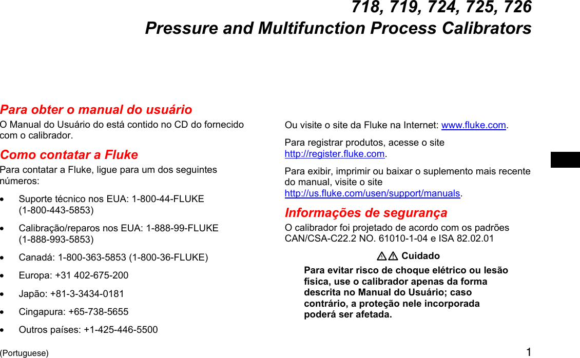 Page 1 of 6 - Fluke Fluke-726-Users-Manual Text