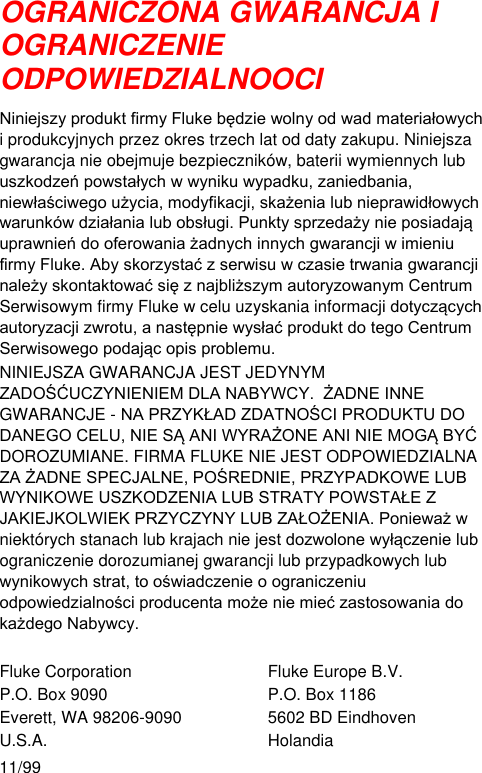 Page 4 of 4 - Fluke Fluke-789-Users-Manual- 789  Fluke-789-users-manual