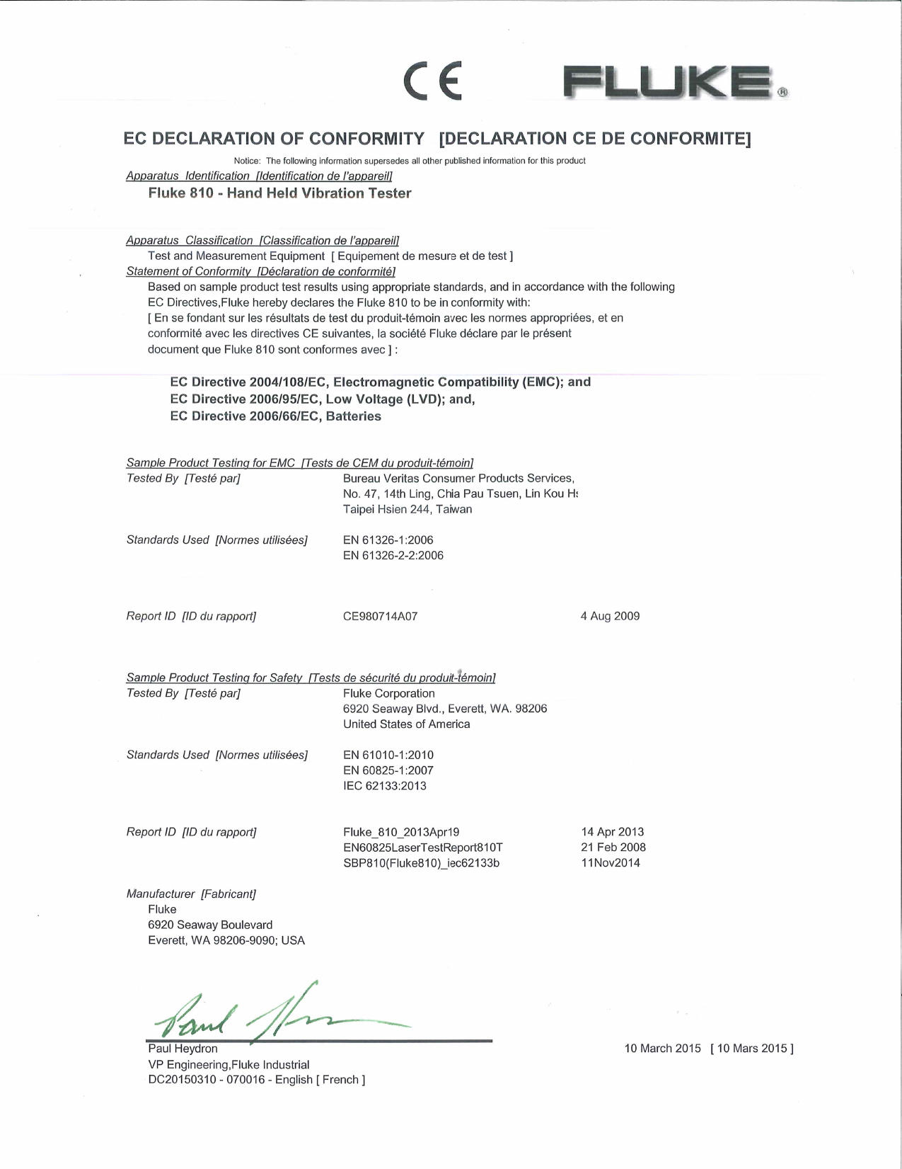 Page 1 of 2 - Fluke Fluke-810-Users-Manual-  Fluke-810-users-manual