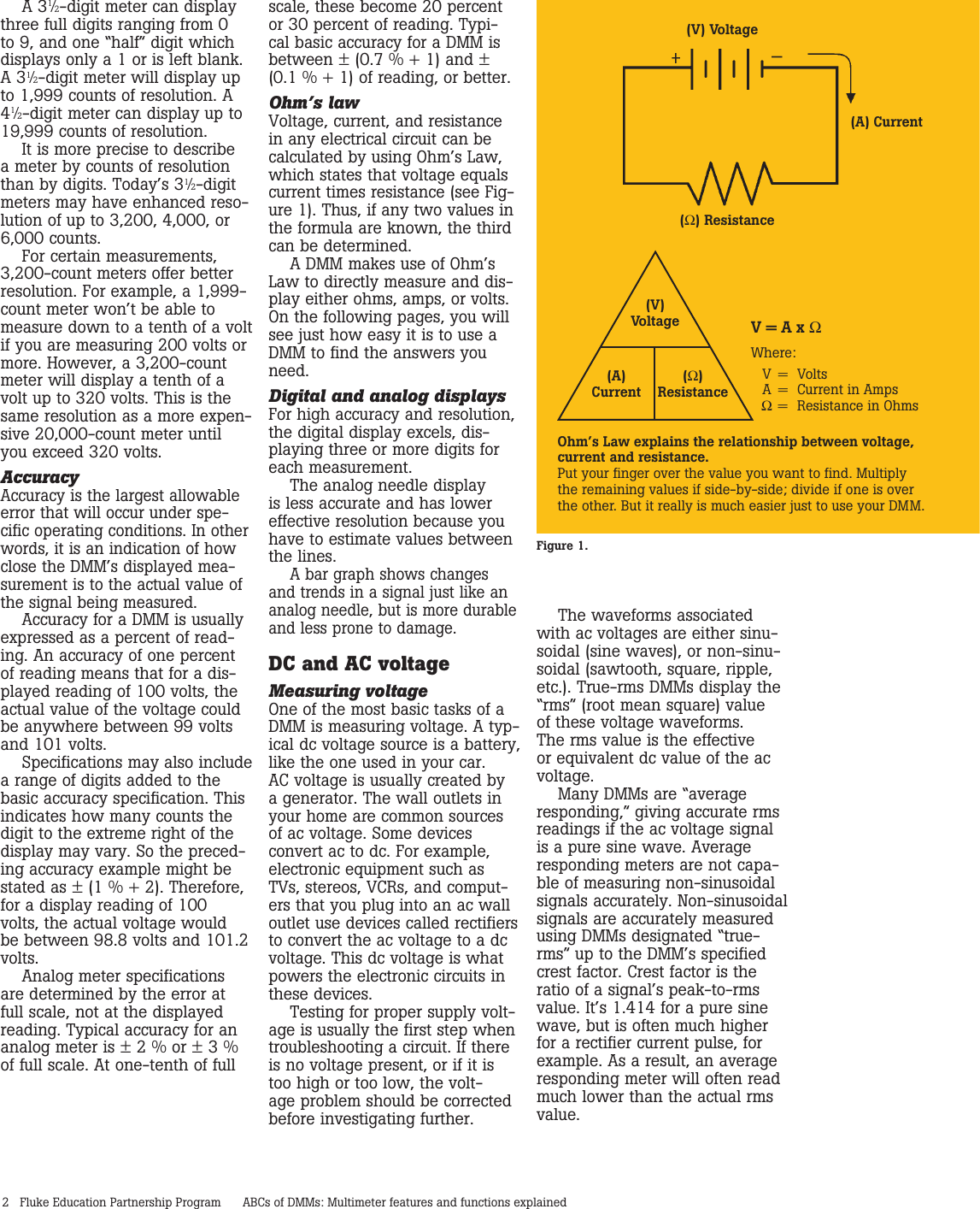 Page 2 of 7 - Fluke Fluke-83V-Application-Note-  Fluke-83v-application-note