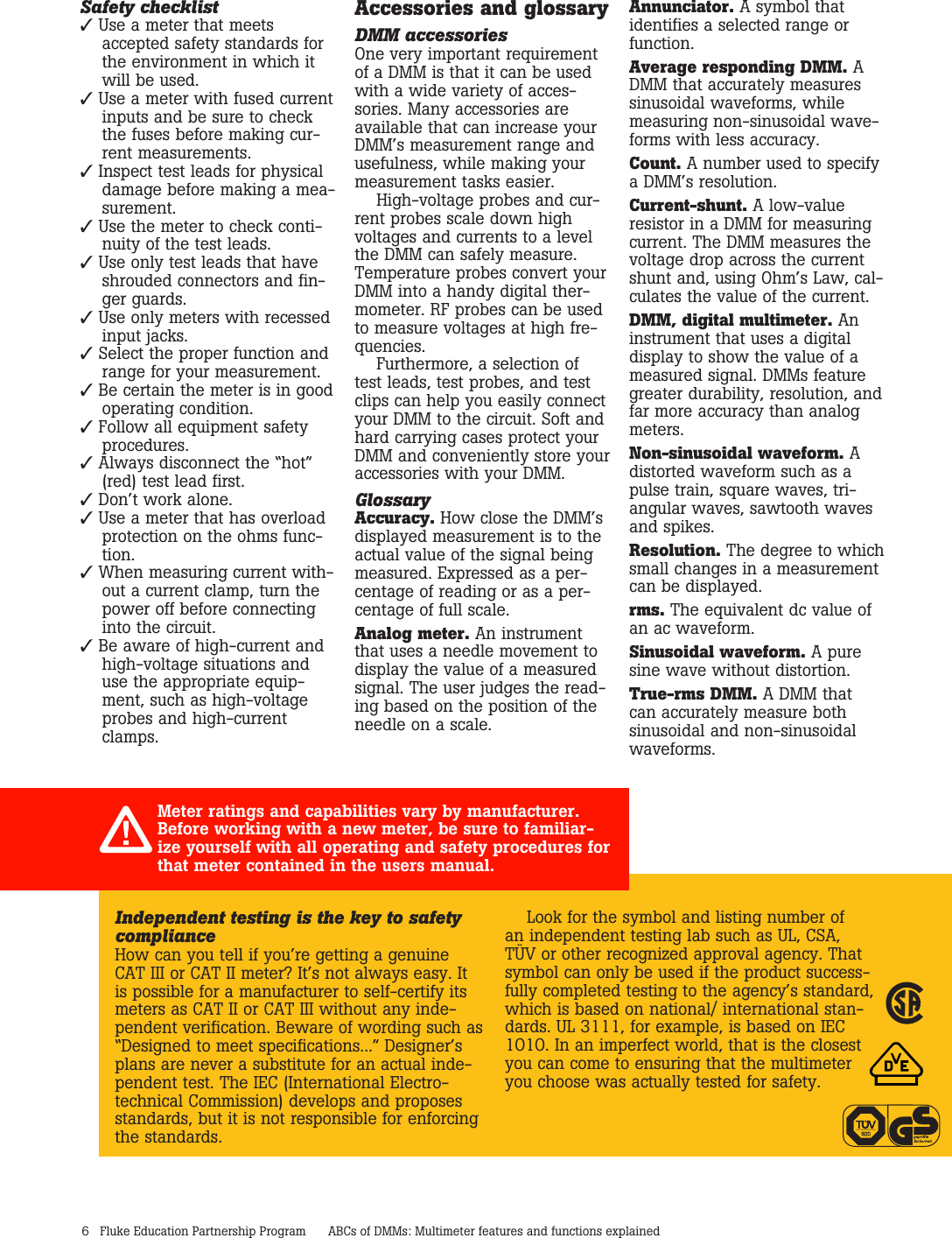 Page 6 of 7 - Fluke Fluke-83V-Application-Note-  Fluke-83v-application-note