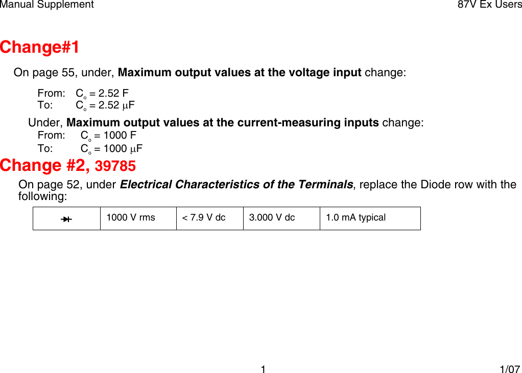 Page 2 of 4 - Fluke Fluke-87V-Ex-Users-Manual MS6