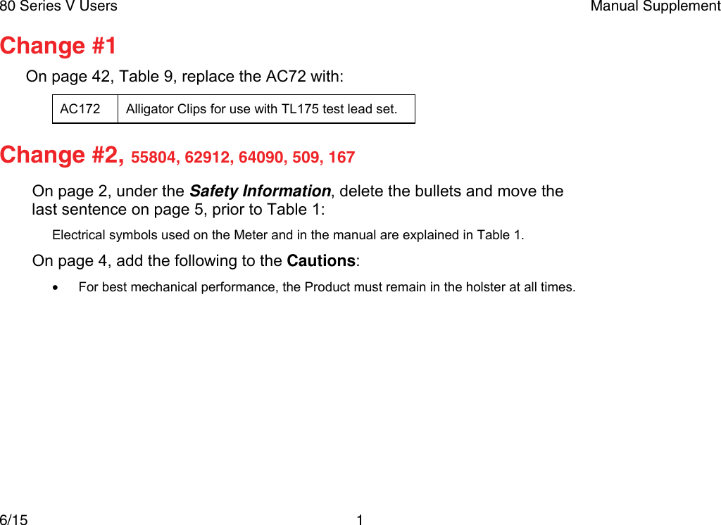 Page 2 of 7 - Fluke Fluke-87V-Industrial-Users-Manual-  Fluke-87v-industrial-users-manual