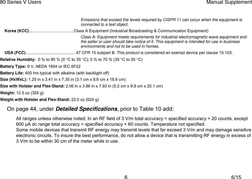 Page 7 of 7 - Fluke Fluke-87V-Industrial-Users-Manual-  Fluke-87v-industrial-users-manual