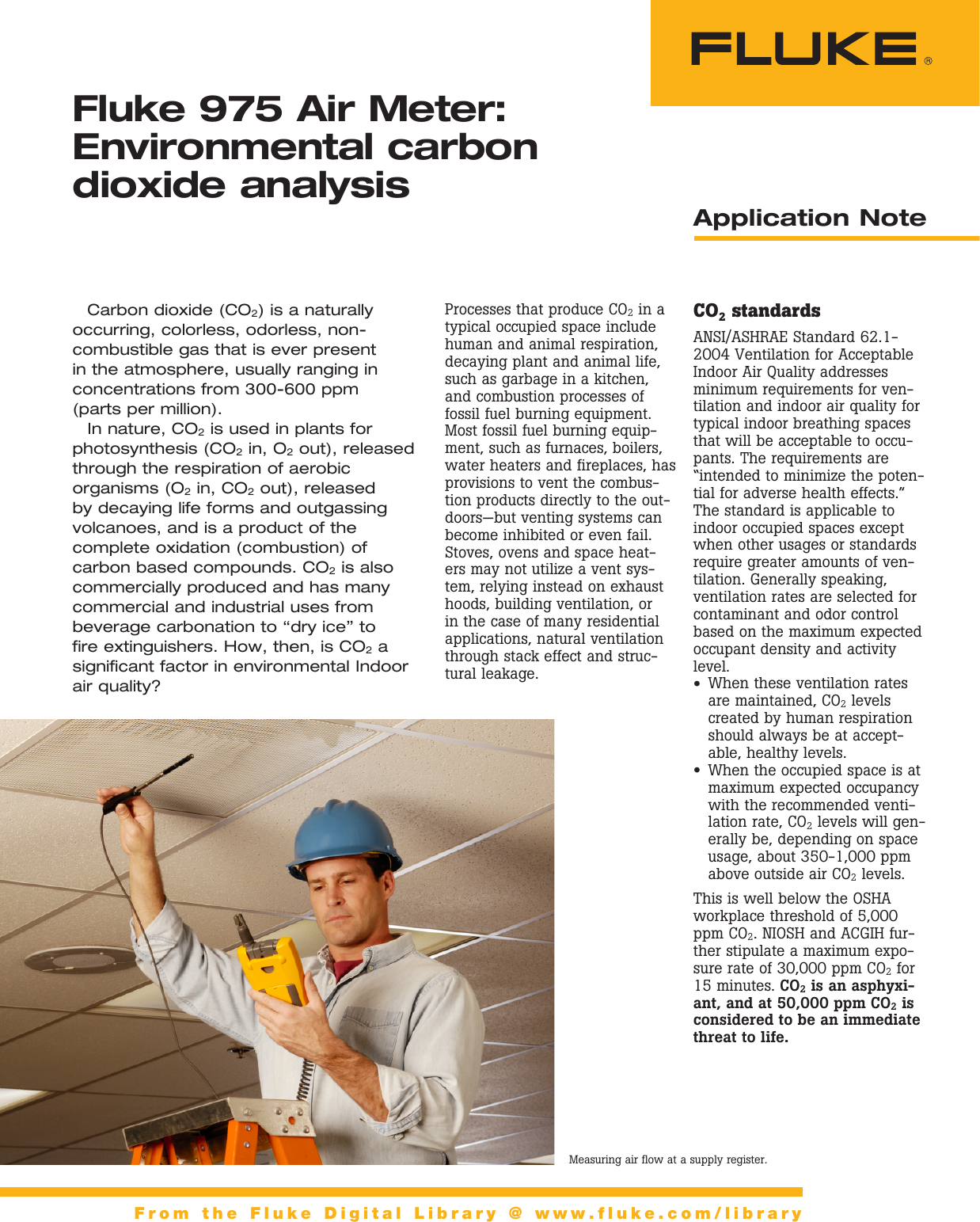 Page 1 of 3 - Fluke Fluke-975-Application-Note-  Fluke-975-application-note