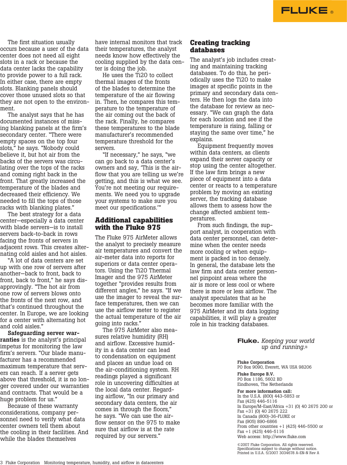 Page 3 of 3 - Fluke Fluke-975-Application-Note-  Fluke-975-application-note