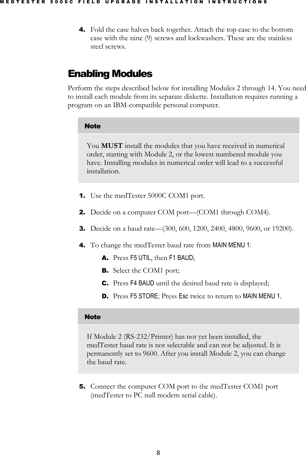 Page 10 of 12 - Fluke Fluke-Network-Device-Meder-5000C-Users-Manual-  Fluke-network-device-meder-5000c-users-manual