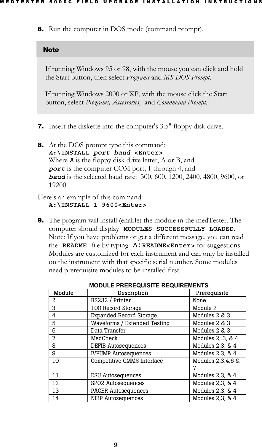 Page 11 of 12 - Fluke Fluke-Network-Device-Meder-5000C-Users-Manual-  Fluke-network-device-meder-5000c-users-manual