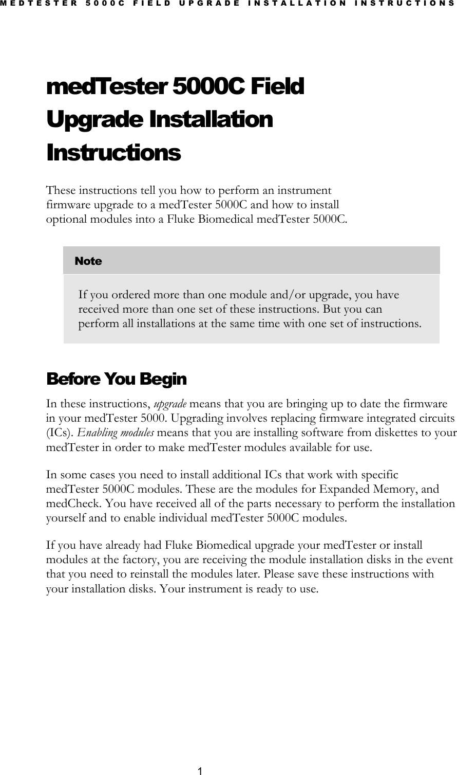 Page 3 of 12 - Fluke Fluke-Network-Device-Meder-5000C-Users-Manual-  Fluke-network-device-meder-5000c-users-manual