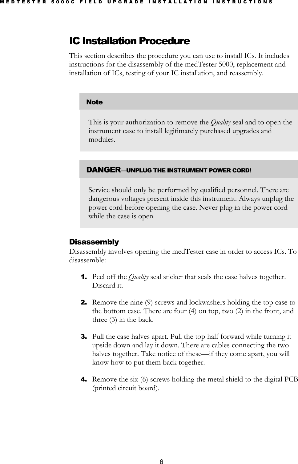 Page 8 of 12 - Fluke Fluke-Network-Device-Meder-5000C-Users-Manual-  Fluke-network-device-meder-5000c-users-manual