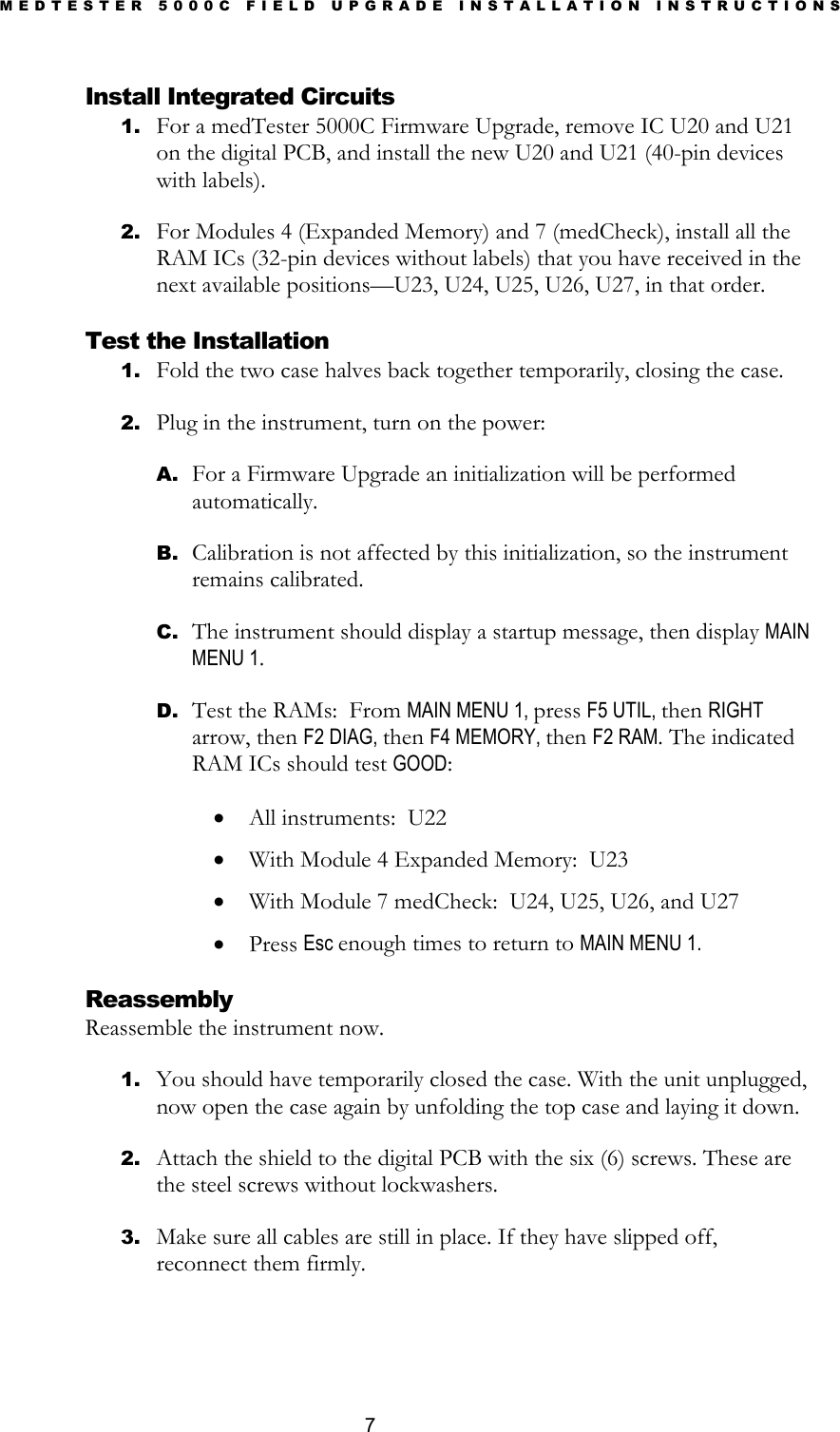 Page 9 of 12 - Fluke Fluke-Network-Device-Meder-5000C-Users-Manual-  Fluke-network-device-meder-5000c-users-manual