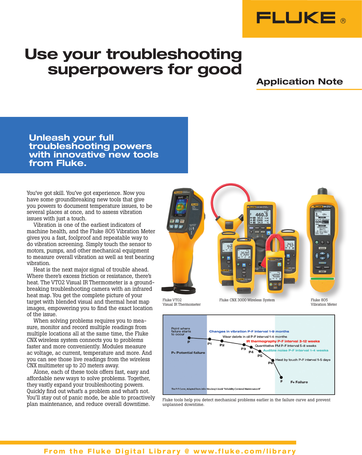 Page 1 of 5 - Fluke Fluke-Vt02-Application-Note-  Fluke-vt02-application-note