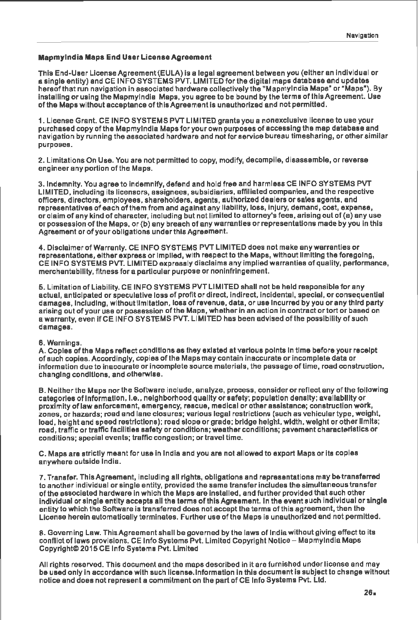 Page 32 of FlyAudio 76124H01F4 Navigation System User Manual