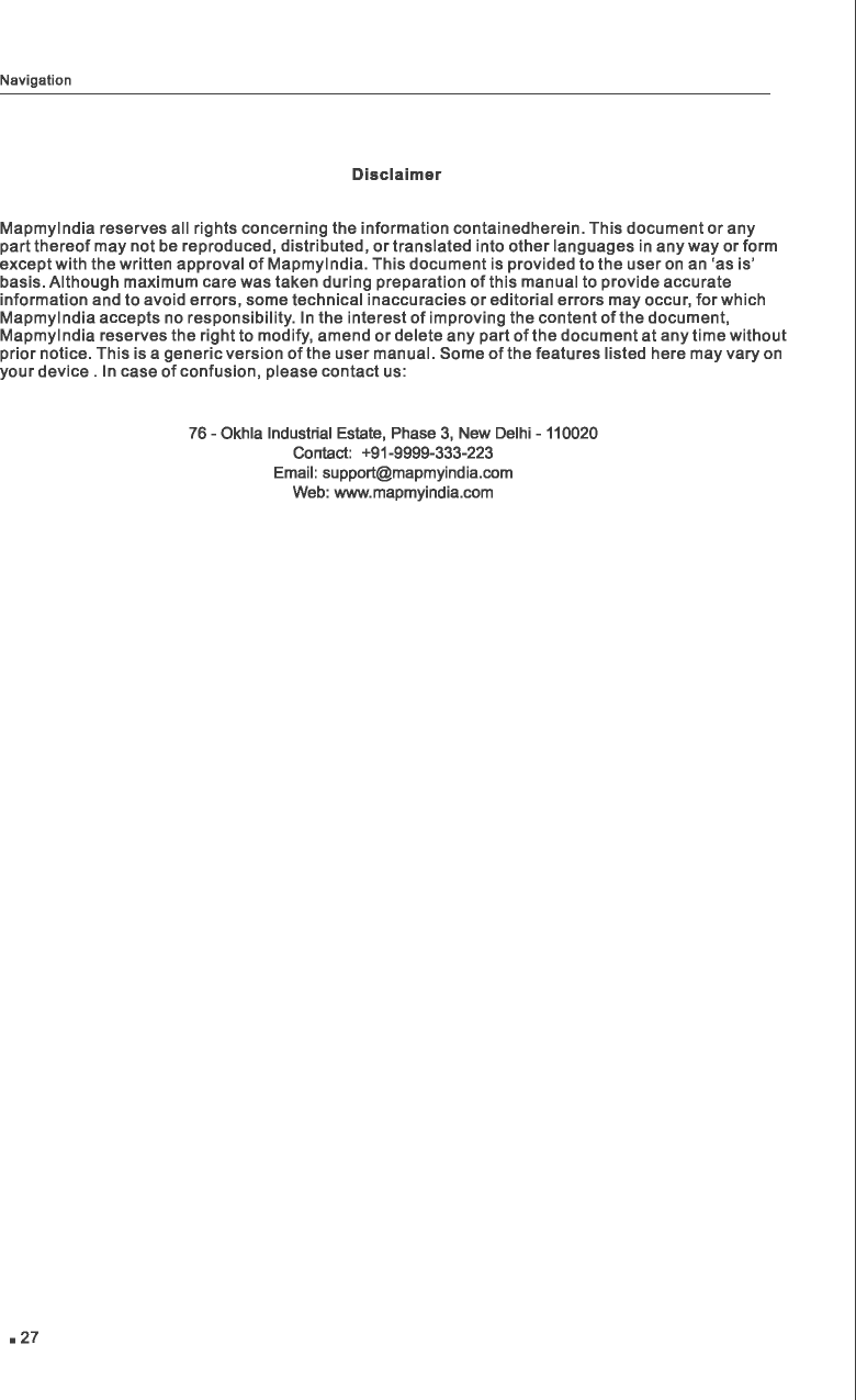 Page 33 of FlyAudio 76124H01F4 Navigation System User Manual